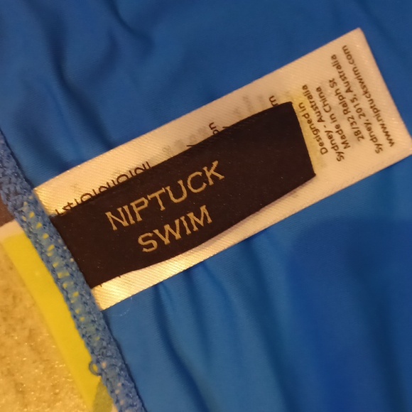 NWT Niptuck Swim Blue Floral Bikini Bottoms - Picture 4 of 8